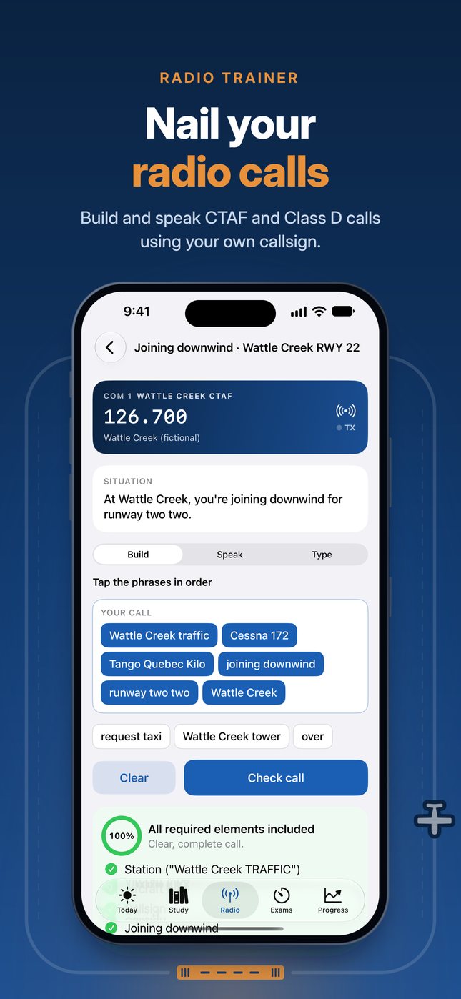 Radio call trainer
